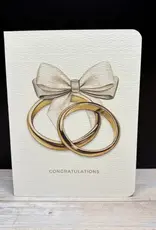 Paper Kuts Card, Wedding Rings w/Bow