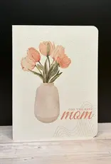 Paper Kuts Card, Watercolor Vase Mother's Day
