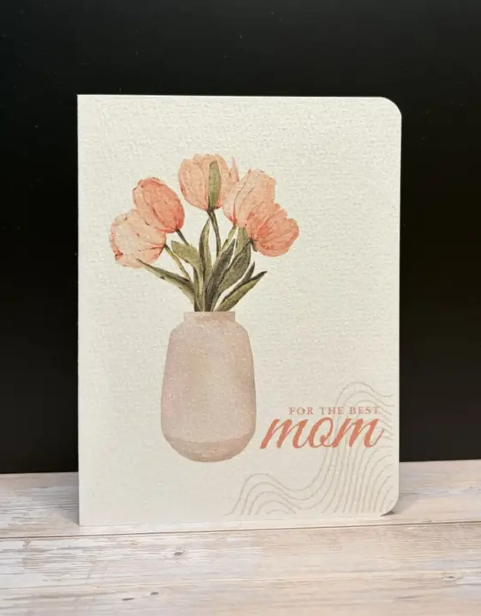 Paper Kuts Card, Watercolor Vase Mother's Day