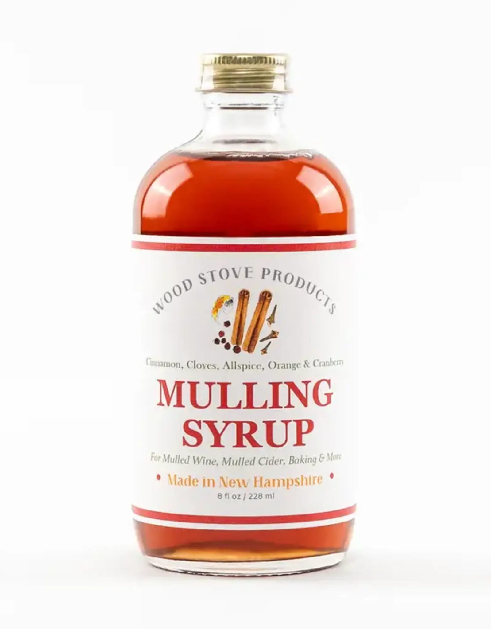 Wood Stove Kitchen Cocktail Mixer, Mulling Syrup 8oz