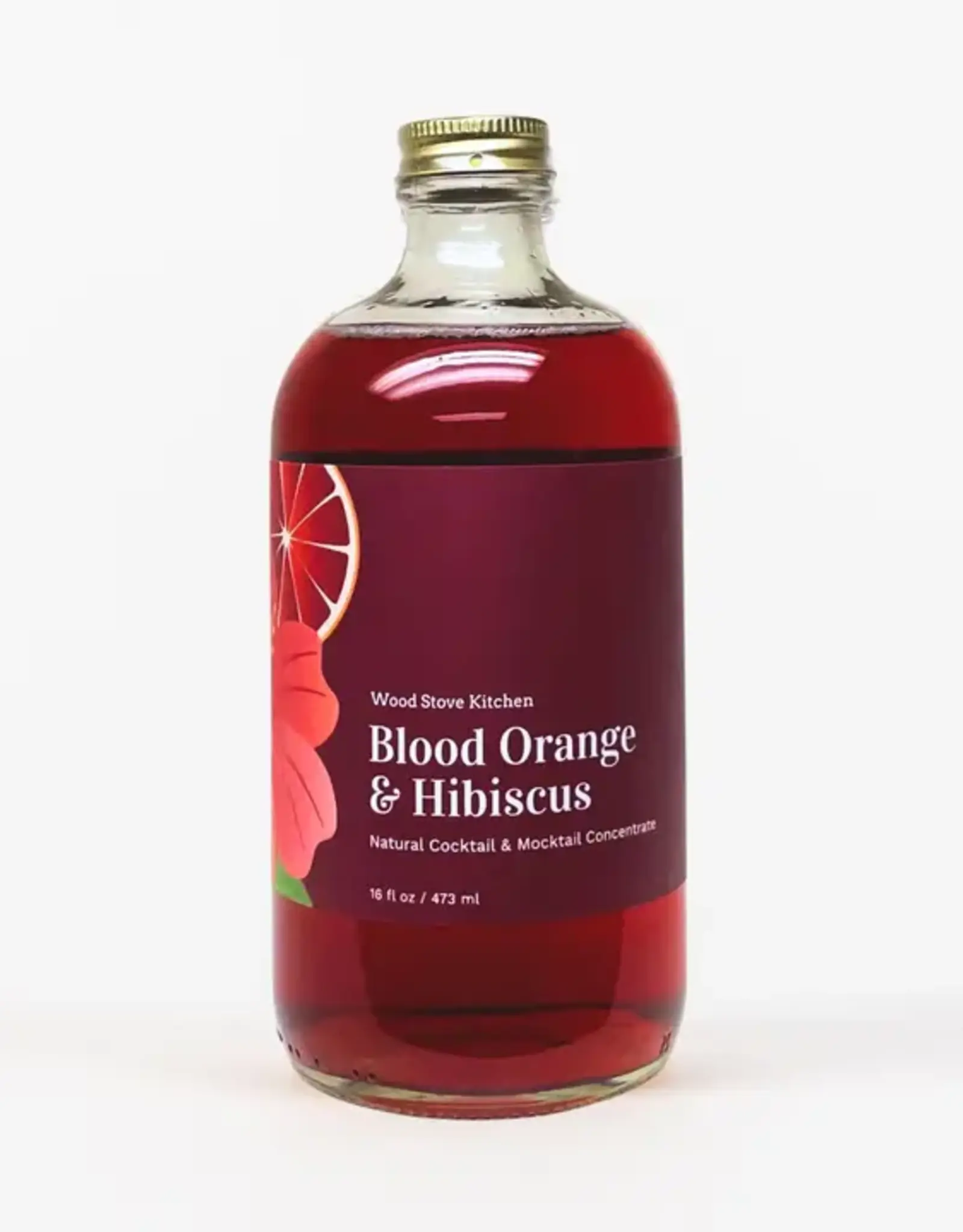 Wood Stove Kitchen Cocktail Mixer, Blood Orange & Hibiscus Mixer