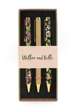 Robert Frederick Ltd Willow & Belle Ballpoint Pen Set Of 3