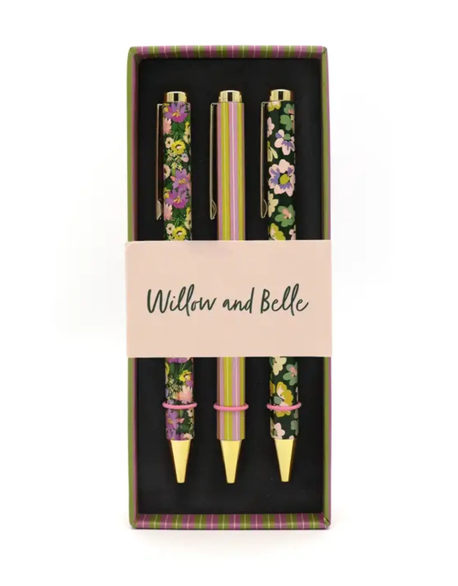 Robert Frederick Ltd Willow & Belle Ballpoint Pen Set Of 3