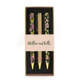 Robert Frederick Ltd Willow & Belle Ballpoint Pen Set Of 3