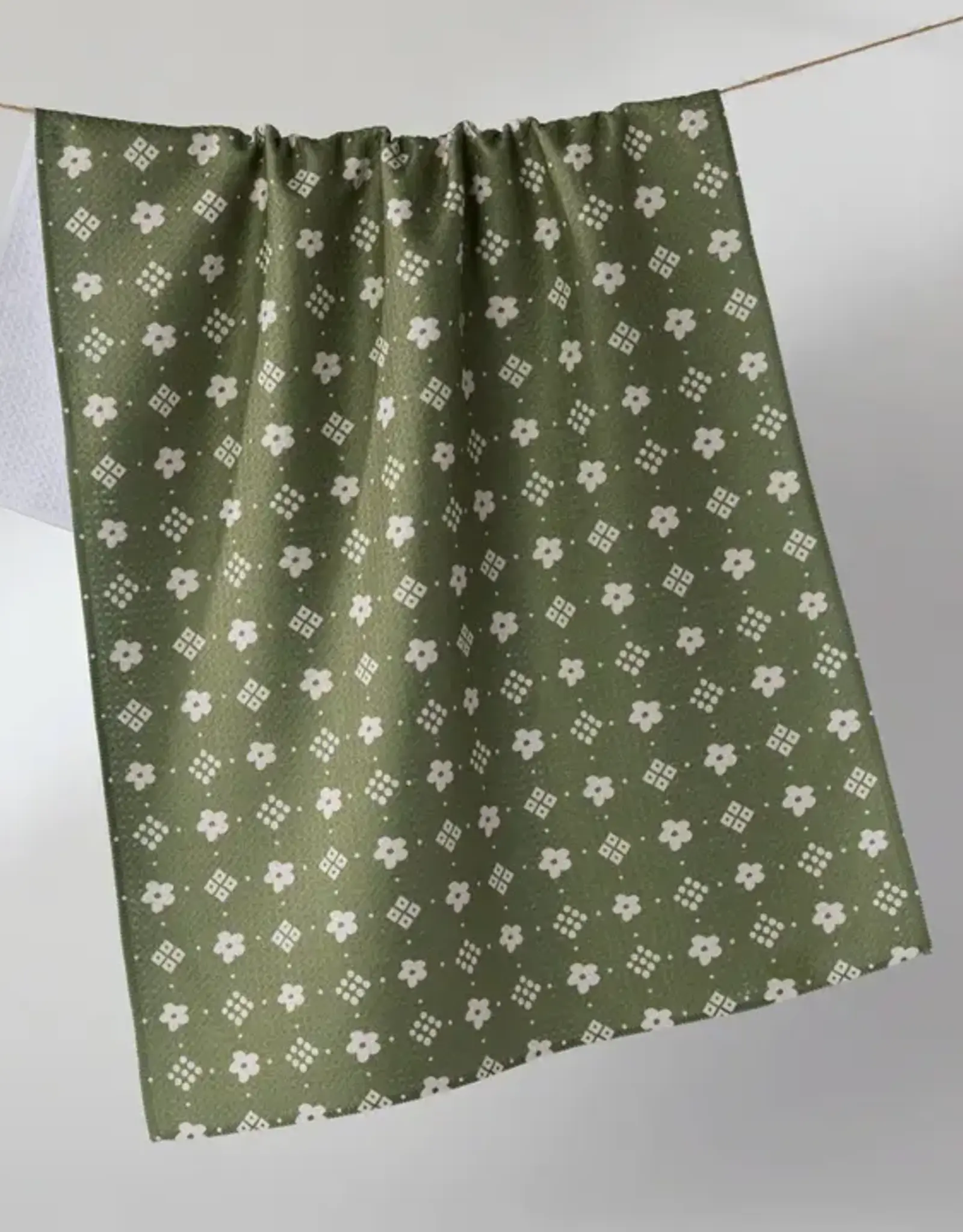 Geometry Tea Towel- Green Gables