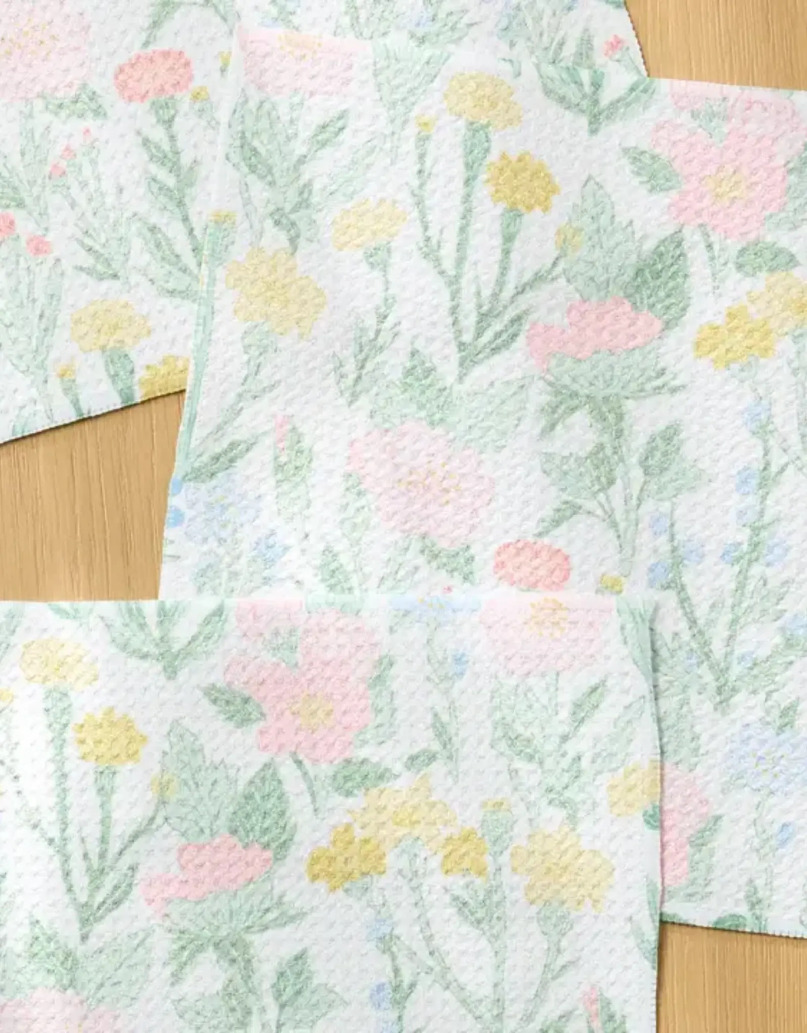 Geometry Dishcloth Set-Wildflowers In Bloom