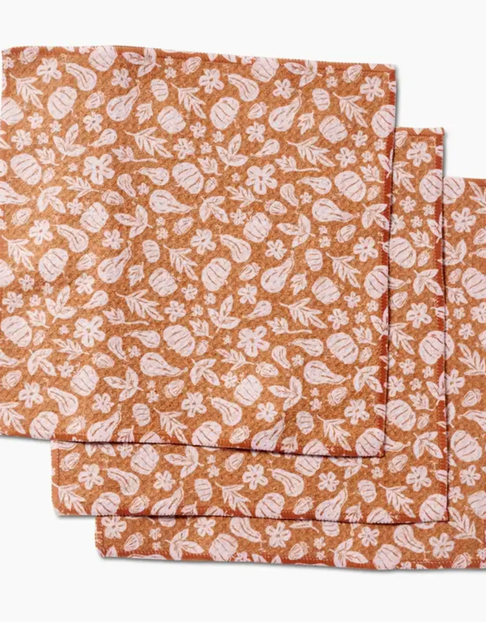 Geometry Dishcloth Set- Autumn Harvest