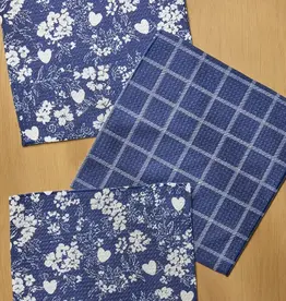 Geometry Dishcloth Set- Posy Plaid
