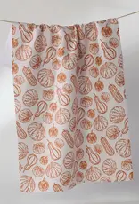 Geometry Tea Towel- Harvest Sketch