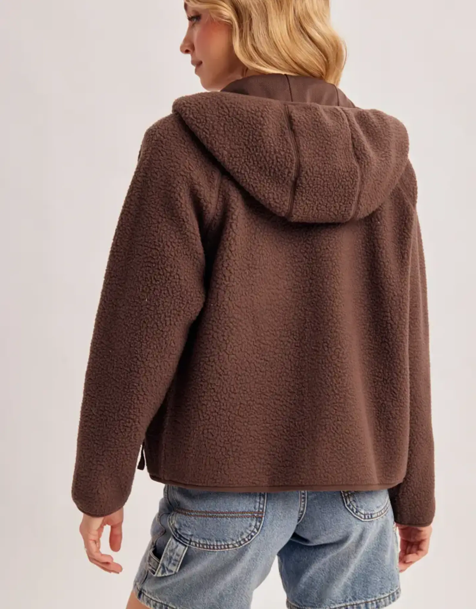 Sherpa Zip-Up Hoodie