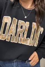Blonde Ambition Darlin Camo Classic Crewneck