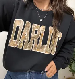 Blonde Ambition Darlin Camo Classic Crewneck