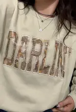 Blonde Ambition Darlin Camo Classic Crewneck