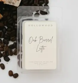 Hollowood Home Wax Melt, Oak Barrel Latte