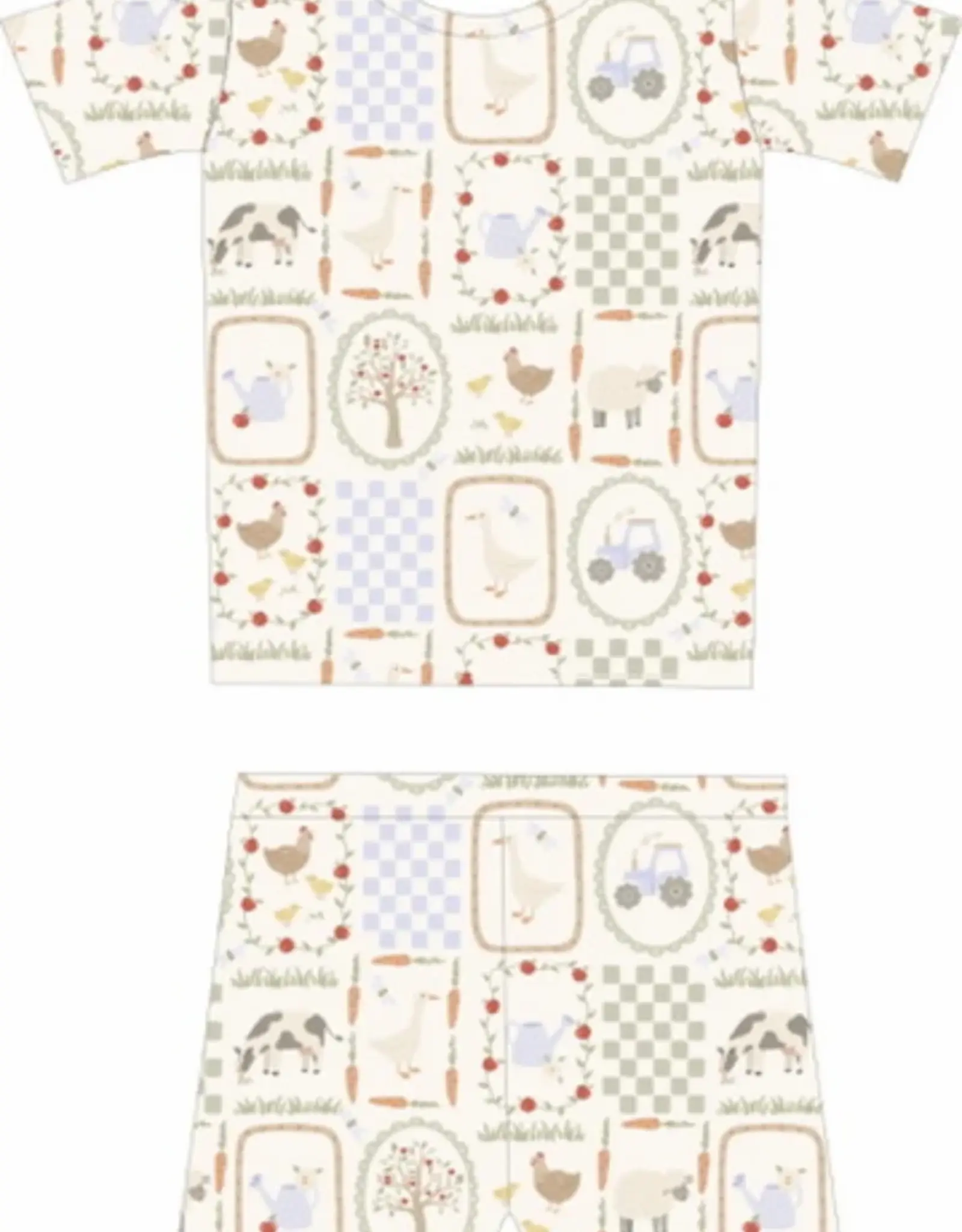 Snug Bug Baby The Homesteader Shorts Set