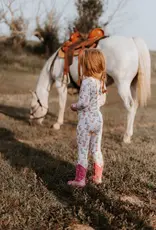Snug Bug Baby Wildflower Boots Two Piece Set