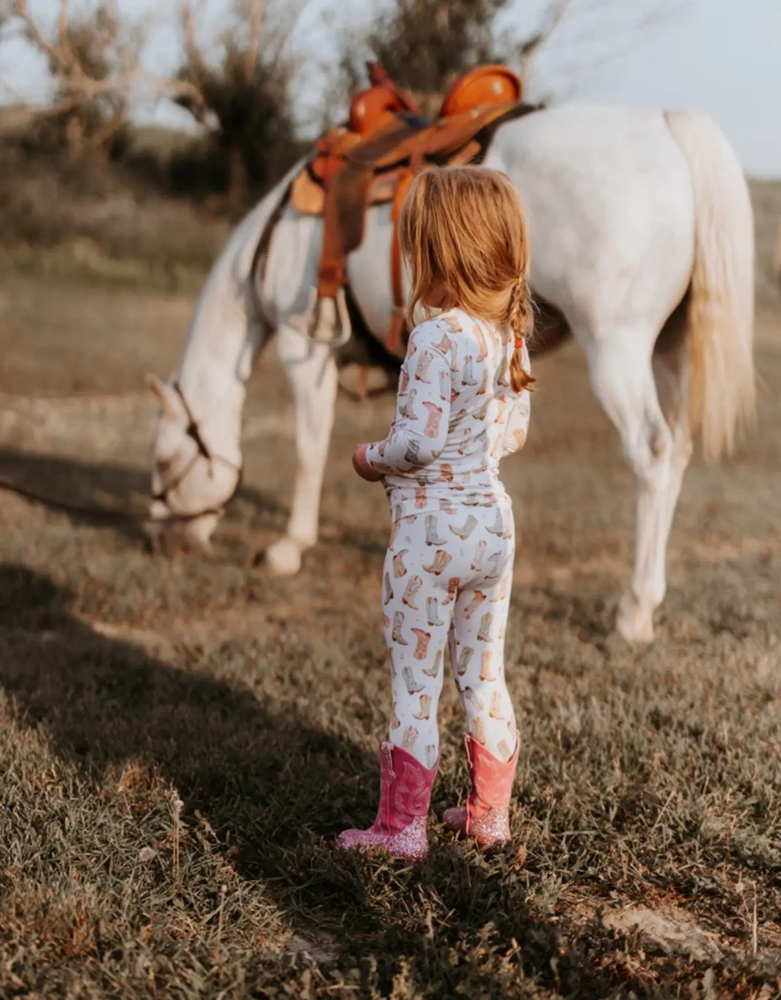Snug Bug Baby Wildflower Boots Two Piece Set