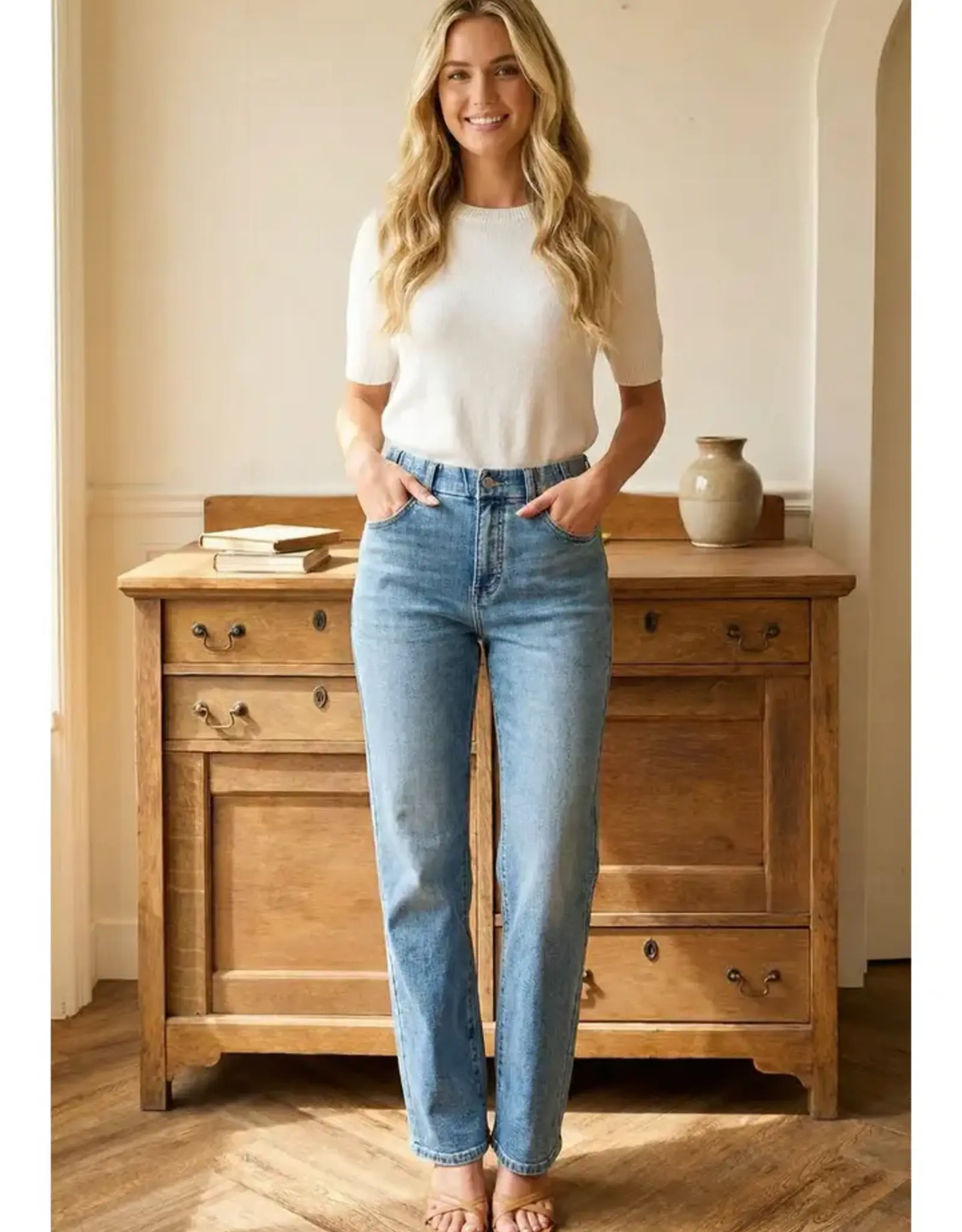 Artemis Vintage Tummy Control Straight Leg Jean