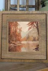 Redeemed Decor Square Framed Art, Autumn River