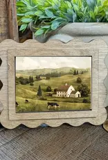 Redeemed Decor Arch Top Framed Art, Country Farmhouse