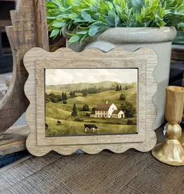Redeemed Decor Arch Top Framed Art, Country Farmhouse