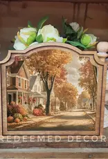 Redeemed Decor Provincial Framed Art, Autumn Street
