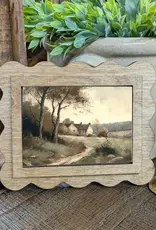 Redeemed Decor Scalloped Framed Art, Moddy Cottage 6x8"