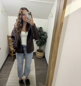 Sherpa Zip-Up Hoodie