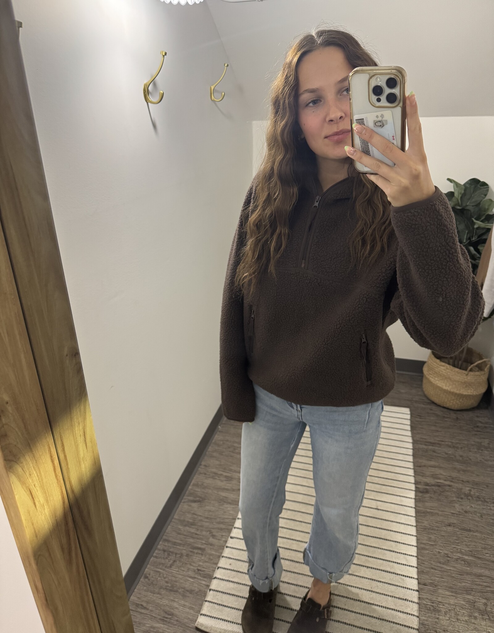 Sherpa Half Zip Pullover