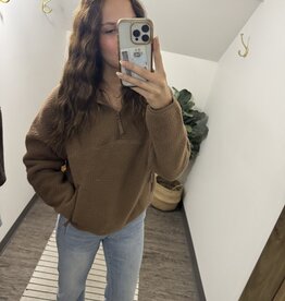 Sherpa Half Zip Pullover