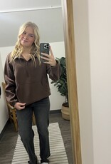 Raglan Quarter Zip Pullover