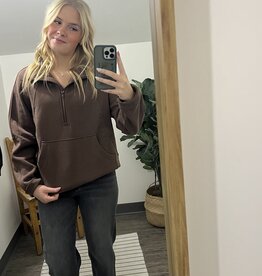 Raglan Quarter Zip Pullover