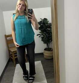 Blu Pepper Sleeveless Lace Edge Top
