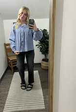 Listicle Floral Embroidered Blouse
