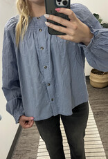 Listicle Floral Embroidered Blouse
