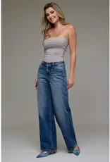 Hidden Mid Rise Dark Vintage Dad Jeans