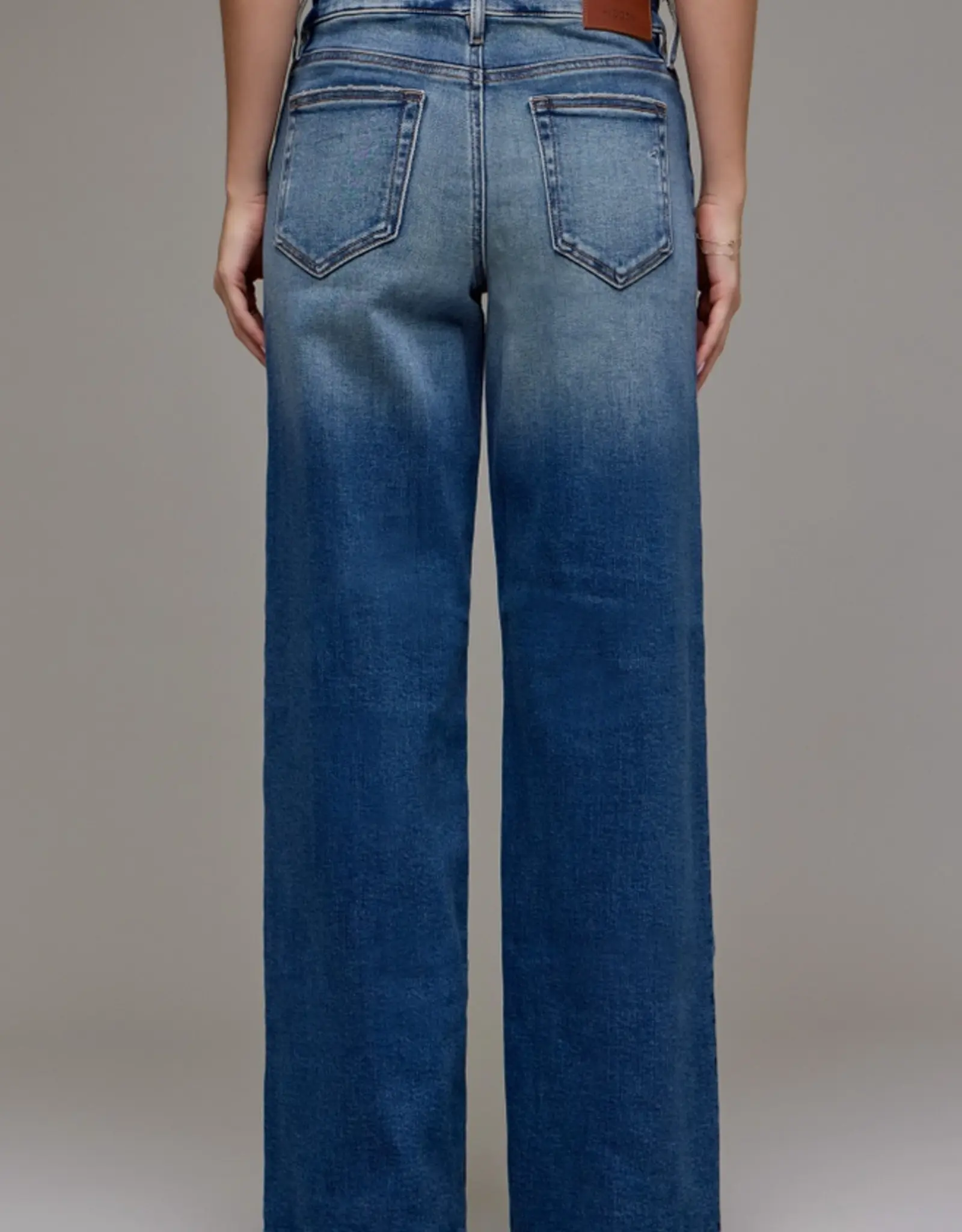 Hidden Mid Rise Dark Vintage Dad Jeans