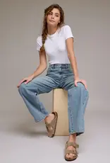 Hidden High Rise Vintage Wash Baggy Jeans