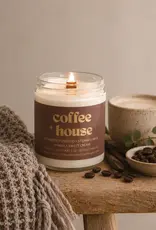 Prairie Creek Candles Wood Wick Candle, Coffee House 8oz