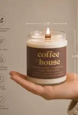Prairie Creek Candles Wood Wick Candle, Coffee House 8oz