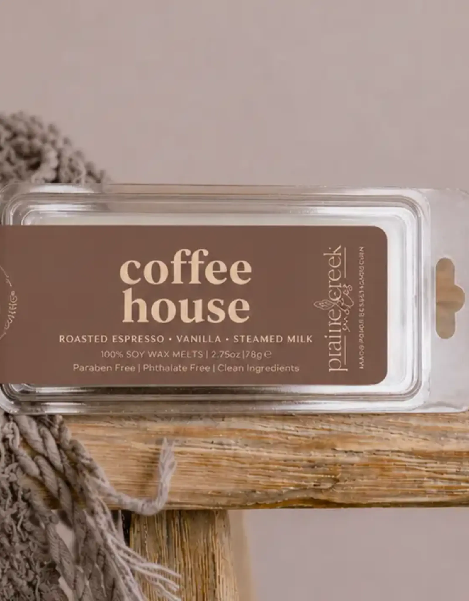 Prairie Creek Candles Wax Melts, Coffee House