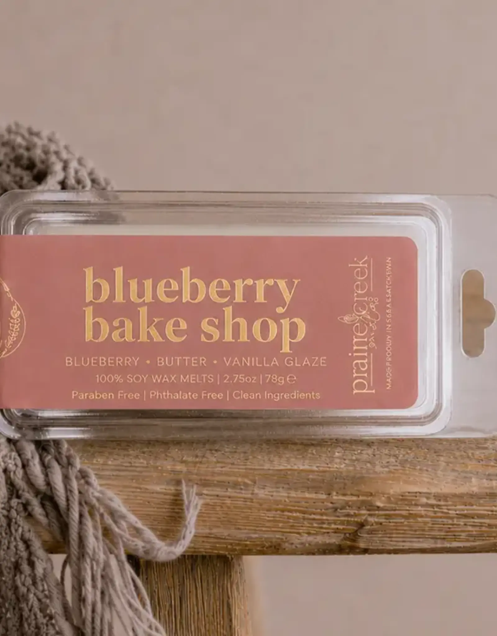 Prairie Creek Candles Wax Melts, Blueberry Bake Shop