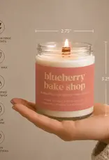 Prairie Creek Candles Wood Wick Candle, Blueberry Bake Shop 8oz