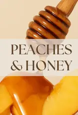 Prairie Creek Candles Wood Wick Candle, Peaches & Honey 8oz