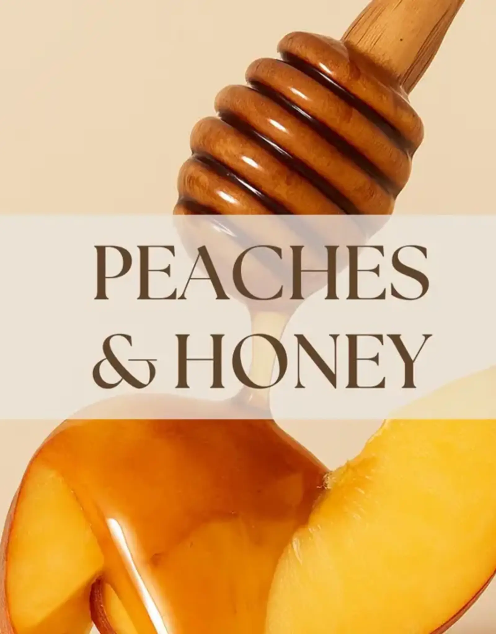 Prairie Creek Candles Wood Wick Candle, Peaches & Honey 8oz