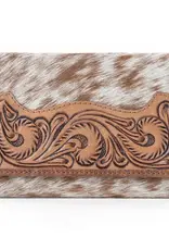 Myra Bag Dune Wave Trail Wallet, Brindle Ivory