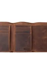 Myra Bag Dune Wave Trail Wallet, Brindle Ivory
