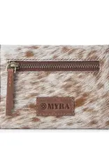 Myra Bag Dune Wave Trail Wallet, Brindle Ivory
