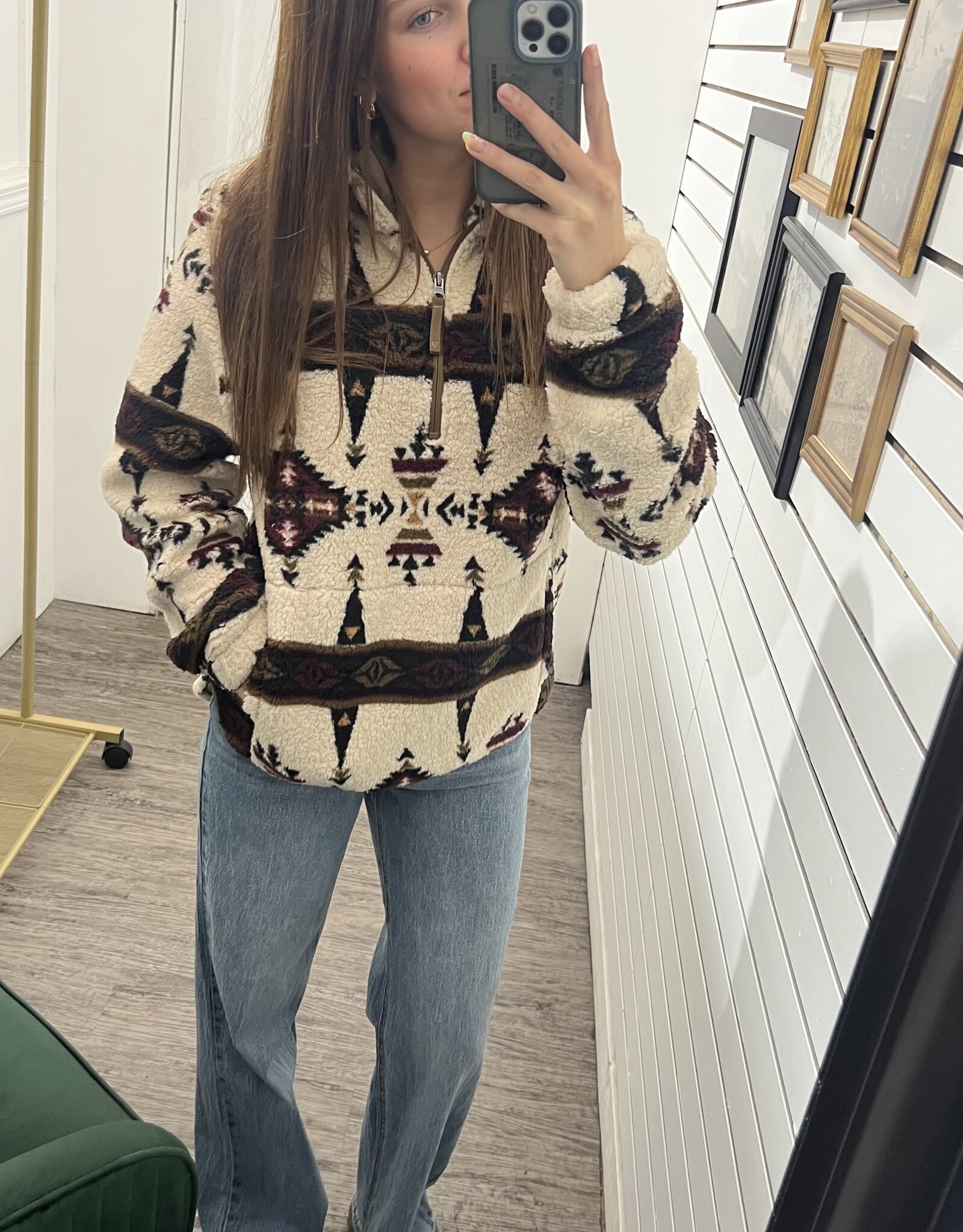 LIV Outdoor Ainsley Sherpa  Sherpa Pullover