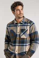 LIV Outdoor Faux Wool Button Down Plaid Jacket